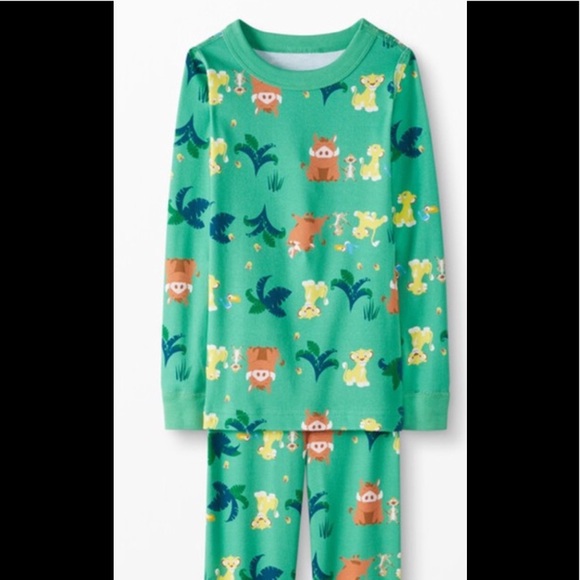 S Hanna Andersson LION KING Pajama  Pants DISNEY TIMBA NALA all Cotton NEW small - Picture 4 of 4